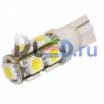 LED autolamp  T10 - W5W - 9 SMD 5050