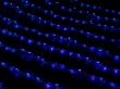   Гирлянда наружная "Бегущий огонь" 2 х 1.5 м 400Led, 8 режимов, силикон, Синий.