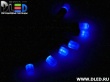   Гирлянда наружная, фигурная "Хрусталь" 40Led 8 режимов, Синий.