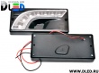   Штатные дневные ходовые огни ВАЗ 2110-2115 в ПТФ DLed DRL-145 Black S-Flux 2x1.5w