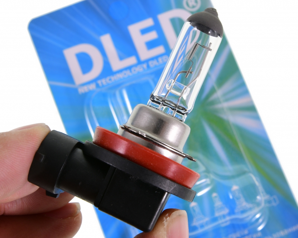   Автомобильная лампа H9 65W 3300K Бренд DLED "HALOGEN  VISION" Теплый Белый (1шт.)