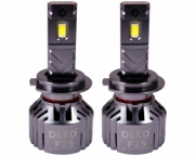   Автолампа светодиодная H7 PX26D DLED F25 CSP 3570 6000K 12V 50W 4000Lm CanBus (2шт.)