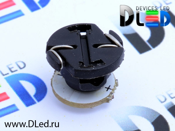   Автолампа светодиодная T4,7 - 1 SMD 5050 (Белая) 12V (2шт.)