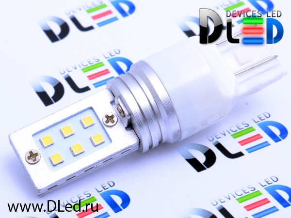   Автолампа светодиодная W21W - T20 - 7440 - 12 SMD 2323 (2шт.)