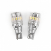  Светодиодная лампа для авто DLED RoundLight T15 W16W 5000K белый свет 2 шт, в фонарь заднего хода
