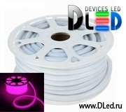   Гибкий неон круглый D14 мм 120 SMD2835 фиолетовый (4 метра)