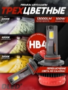   Светодиодные лампы HB4 9006 P22D для авто Бренд DLED Серия K60-3c Бренд DLED 3000K-4500K-6500K 12V 50W 6500Lm (2шт.)