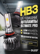  Светодиодные лампы для авто H10 HB3 9005 P20D Серия Ultimate Pro Бренд DLED 5500K 60W 4500lm CSP 3570 (2шт.)