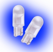   Автолампа светодиодная T10 - W5W 24V серия Crystal Бренд DLED - синяя (2 шт.)
