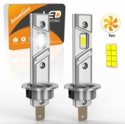   Светодиодные лампы H1 серия N5 50W 6000K 12V - 2 шт