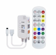   WIFI контроллер RGB для многоцветных светодиодных лент с пультом (4pin), Яндекс. Алиса, Tuya, SmartLife