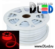   Гибкий неон круглый D14 мм LED-120-SMD2835 Красный (5 метров)