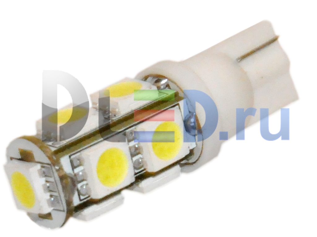  Автолампа светодиодная T10 - W5W - 9 SMD 5050 (2шт.)