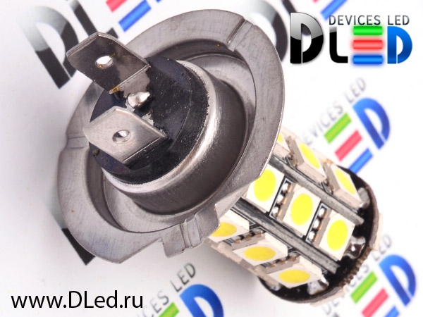   Автолампа светодиодная 24V H7 - 27 SMD 5050 Black