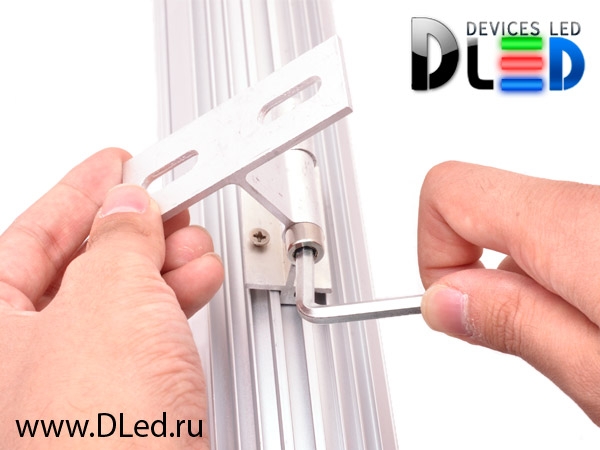   Линейный светодиодный светильник DLed Серии Line 18W 2st RGB