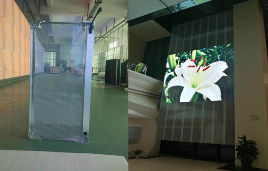   Прозрачный светодиодный экран DLED Transparent-6