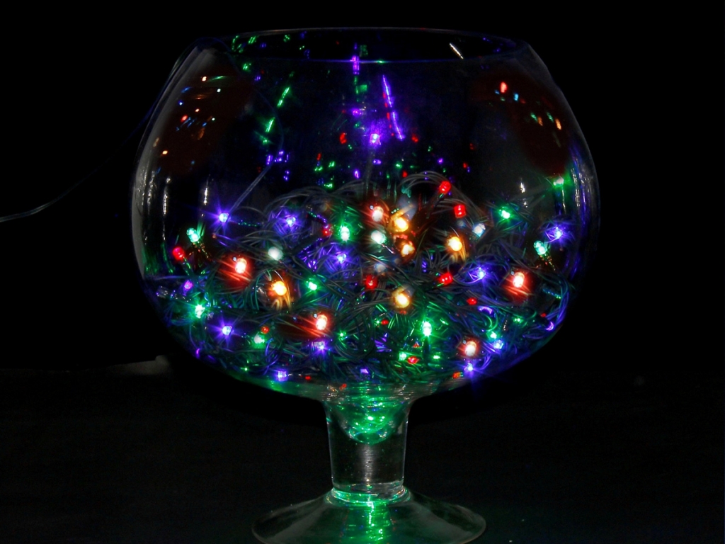   Гирлянда наружная "Метражная" 100Led, мигание, провод темный, Мульти