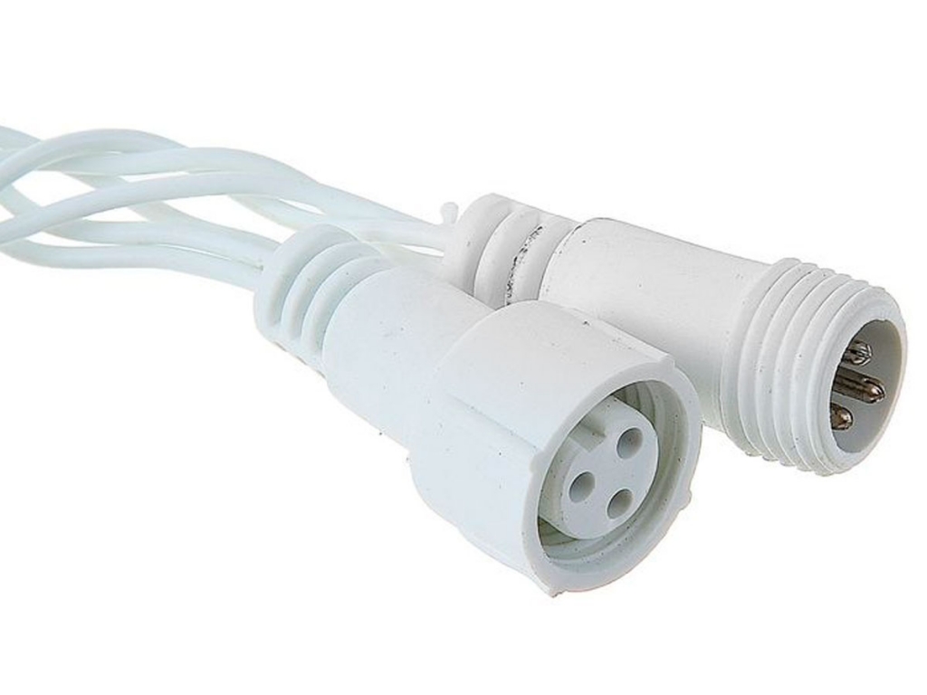   Гирлянда наружная "Занавес" 2х 3 м 760Led, мигание, нить белая, Синий