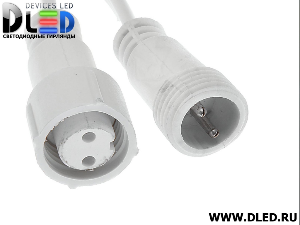   Гирлянда наружная "Занавес" 2х6м 1440Led, мерцание, нить белая, Красный