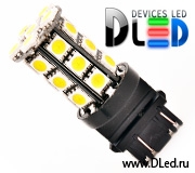   Автолампа светодиодная P27W - T25 - 3156 - 27 SMD 5050 Black  W2,5х16d (2шт.)