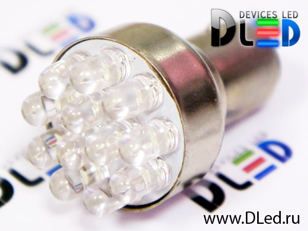   Автолампа светодиодная 1156 - P21W - S25 - BA15s - 19 - Dip-Led (2шт.)