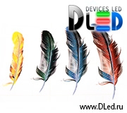   Стикер для автомобиля DLED "3D Feather"