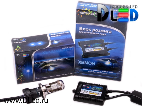   Комплект биксенона 24V DLED с цоколем H4 4300K