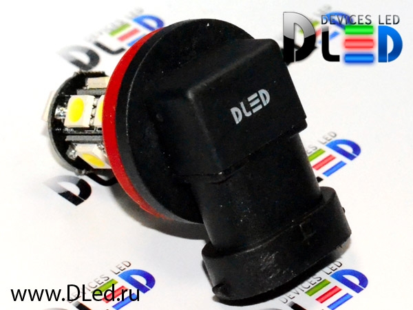  Автолампа светодиодная H8 - 13 SMD 5050 Black (2шт.)