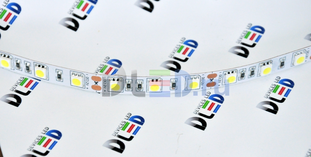   LED strip SMD 5050 (60 LED meter) 12V IP22 White