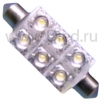 LED autolamp  C10W FEST 44mm SV8,5 - 6 SF