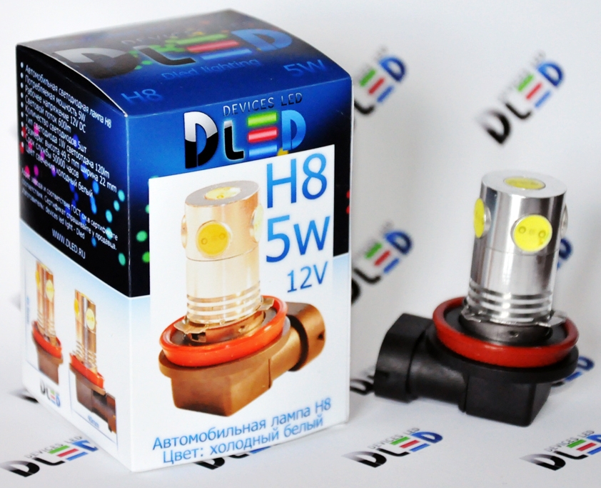 LED autolamp  H8 - 5 HP