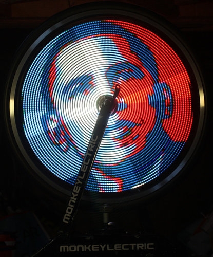 LED on bicycle  Monkey Light DLED