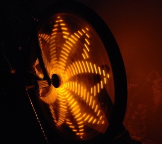 LED on bicycle  LED DLED