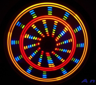 LED on bicycle  LED DLED