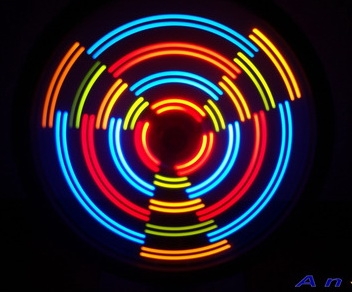 LED on bicycle  ANVII Wheel Lights DLED II