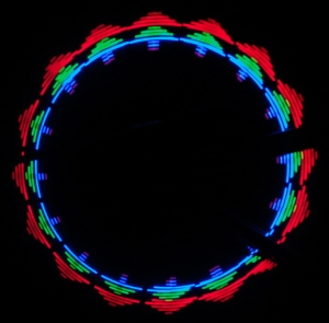 LED on bicycle  Nipple Cap 11 led