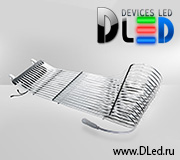 Гибкие прозрачные ленточные экраны DLED-A