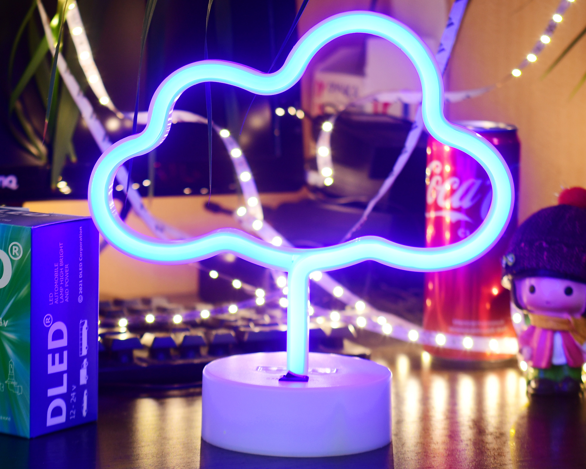 настольный неоновый светильник. неоновая настольная лампа. ночник неоновый кактус фламинго. лампа фламинго неоновая светодиодная. светильник неоновый led neon.