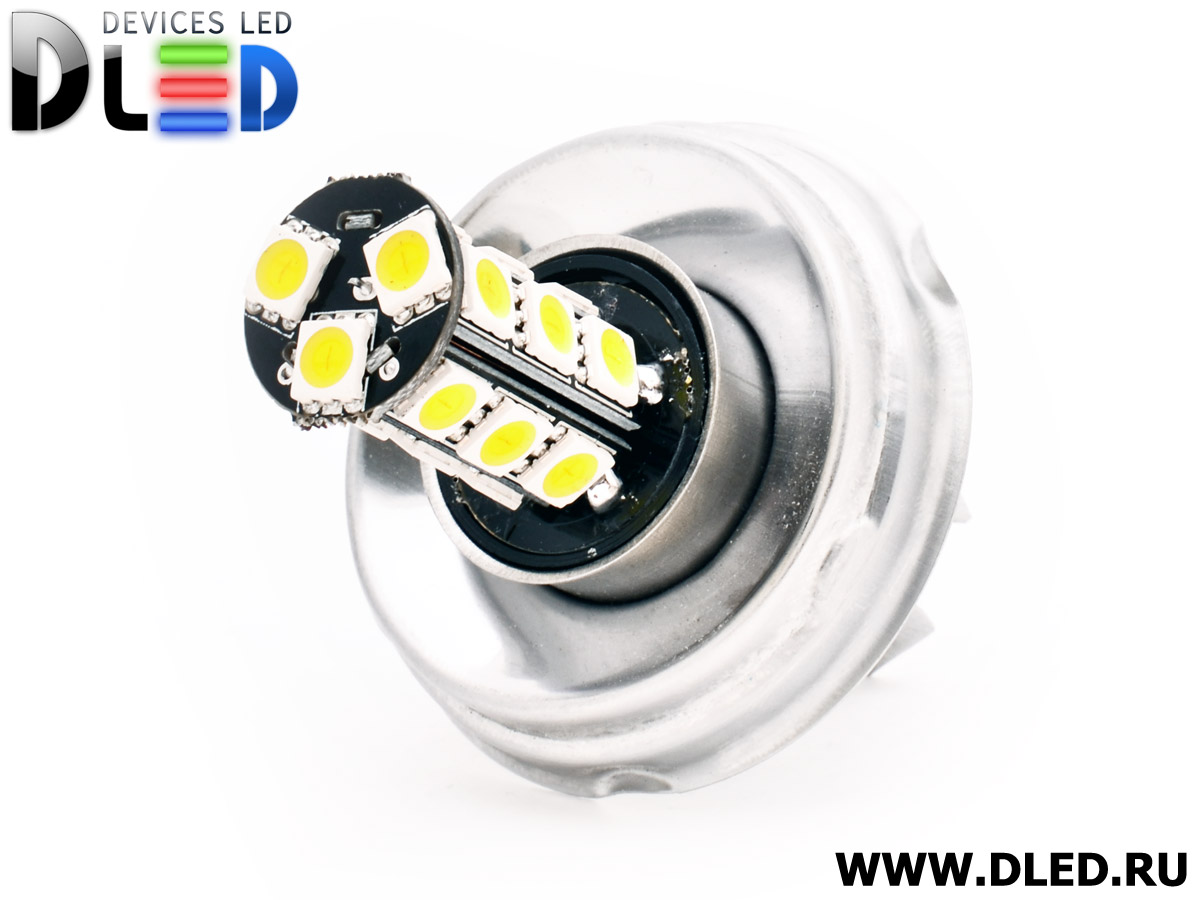 Автолампа светодиодная R2 - 18 SMD 5050 Black (2шт. 