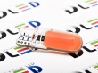   Автолампа светодиодная T10 - W5W - 1 COB-PCB (Красная) (2шт.)