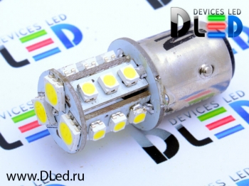   Автолампа светодиодная 1157 - P21/5W - S25 - SMD 5050 + SMD 3528 (2шт.)