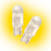 Светодиодные лампы 24V T10 W5W  Автолампа светодиодная T10 - W5W 24V серия Crystal Бренд DLED - желтая (2 шт.)