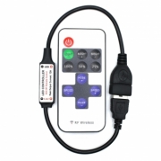  Диммер USB 5V с радио пультом для управления одноцветной светодиодной ленты USB 5V (1шт.)