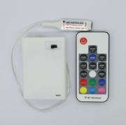   Контроллер RGB радио пультом RF с батарейным отсек для ленты RGB 5V DC