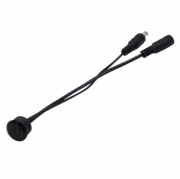   Выключатель встраиваемый сенсорный с регулировкой яркости 12V-24V 5A DC 5.5x2.1mm  - DLED Черный