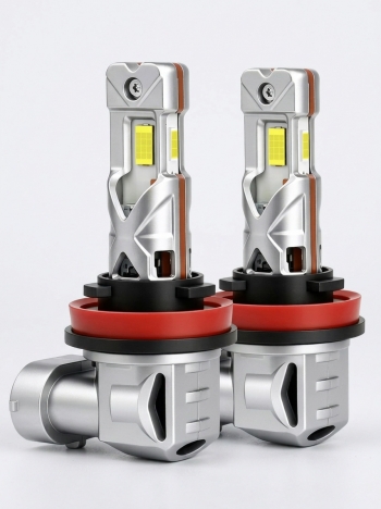  Автомобильные светодиодные лампы  H11 (H8, H9, H16jp) - 9-24V 70W SMD5570 6000K IP65 серия 5C Бренд DLED (2 лампы.) Арт.11705