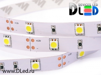   Светодиодная лента IP22 SMD 5050 (30 LED) 12V DC Белый