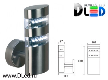   Уличный настенный светильник DLed Steel-2819