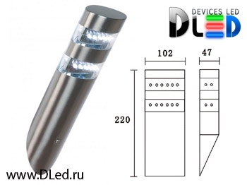   Уличный настенный светильник DLed Cresset-2829