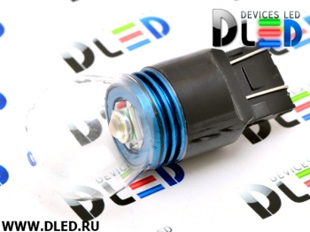   Автолампа светодиодная W21/5W - T20 - 7443 - W3х16q - CREE XML + Колба (2шт.)